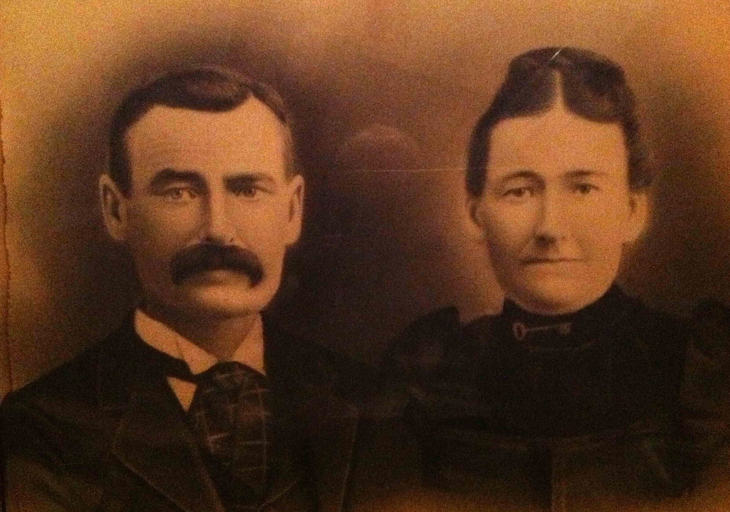 Photo of photos/William McLennan of Big Bras dOr d1923 & Rebecca portrait